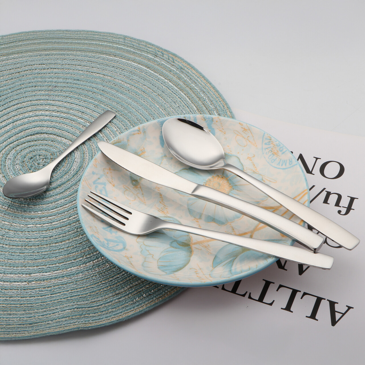 Set tacamuri 24 piese Sarte, Ambition, inox, argintiu - imagine 5
